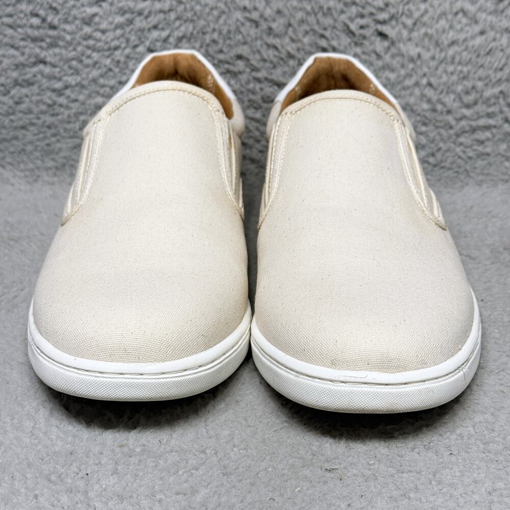 Vionic Brody Mens Size 11.5 Slip-On Sneakers‎ Shoes Beige Canvas - Picture 2 of 9